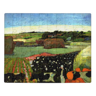 Cezanne - Haystacks in Brittany Jigsaw Puzzle