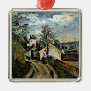 Cezanne - House of Dr. Gachet in Auvers Metal Ornament