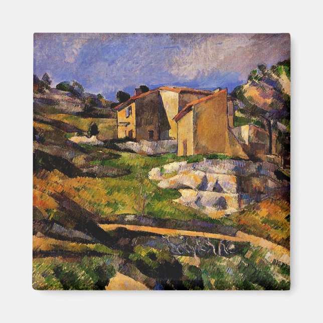 Cezanne - Houses in Provence Magnet (Front)