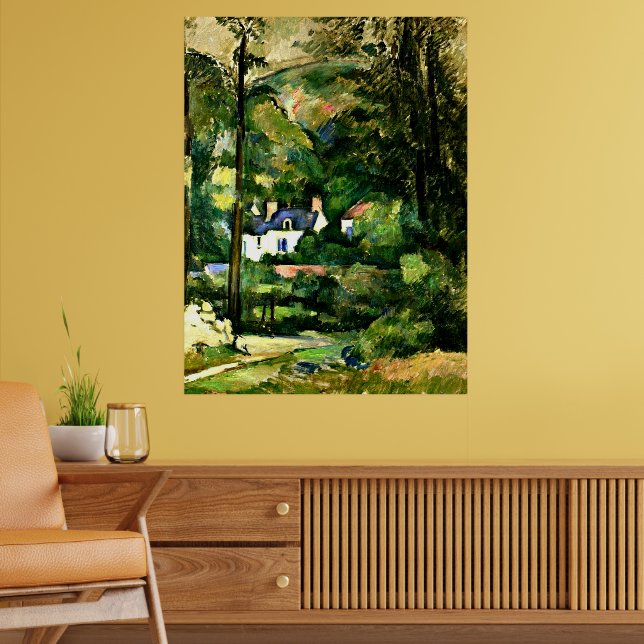 Cezanne - Houses in the Greenery-1881 Poster (Living Room 2)