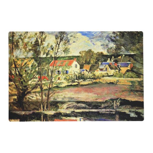 Cezanne _ In the Oise Valley fine art Placemat