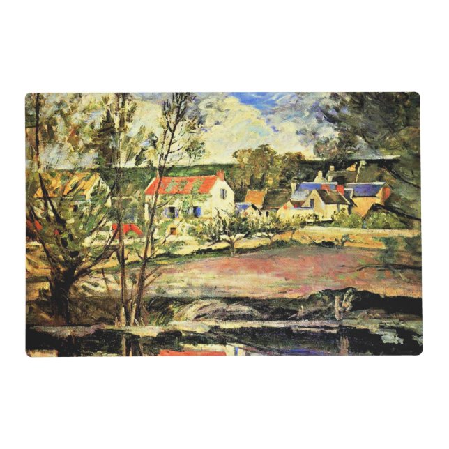 Cezanne - In the Oise Valley, fine art Placemat (Front)