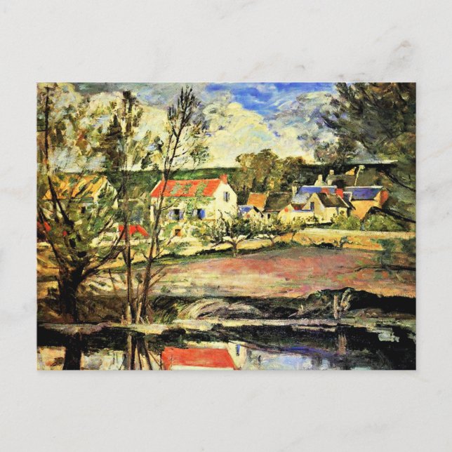 Cezanne - In the Oise Valley, fine art Postcard (Front)