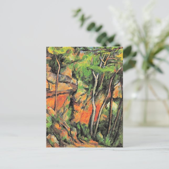 Cezanne - In the Park of Chateau Noir Postcard (Standing Front)