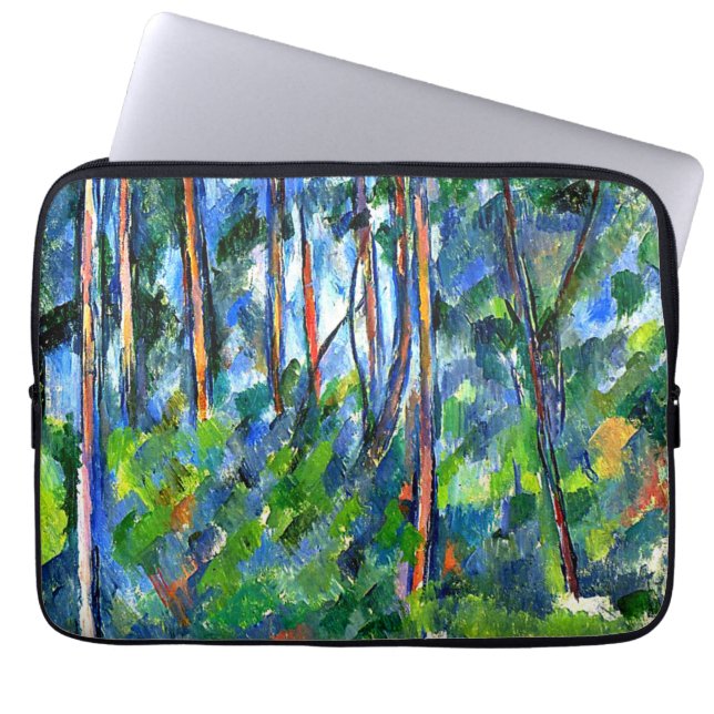 Cezanne - In the Woods Laptop Sleeve (Front)