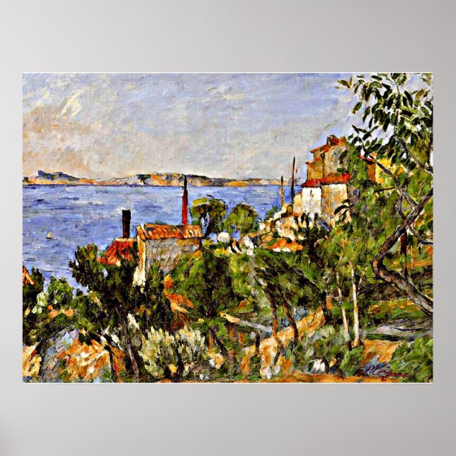 Cezanne - Landscape, Study after Nature, Poster (Front)