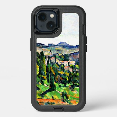 Cezanne _ Landscape with Road and Bell Tower iPhone 13 Case