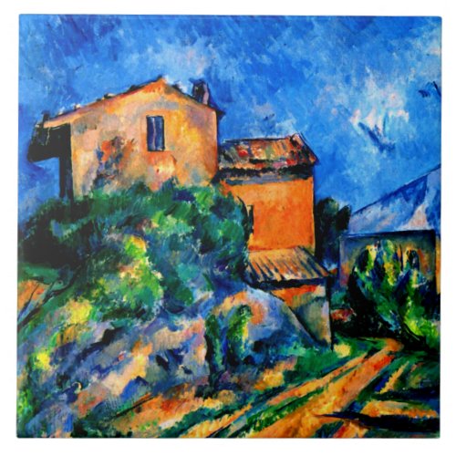 Cezanne _ Maison Maria with a View of Chateau Noir Ceramic Tile