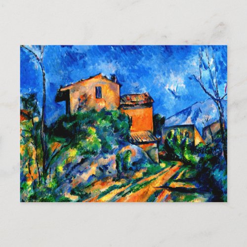 Cezanne _ Maison Maria with a View of Chateau Noir Postcard