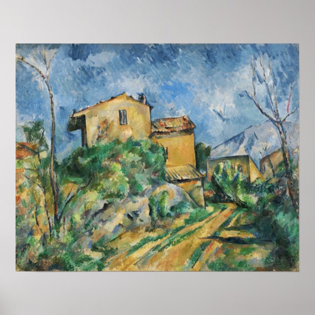 Cézanne - Maison Maria With A View Of Chateau Noir Poster (Front)