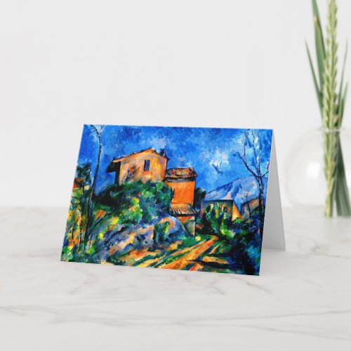 Cezanne _ Maison Maria with View of Chateau Noir Card