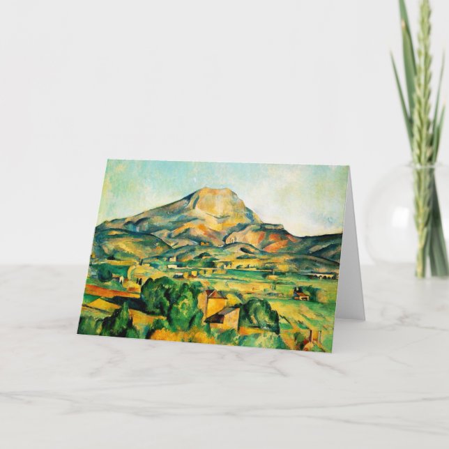 Cezanne Mont Sainte-Victoire Greeting Card (Front)