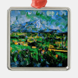 Cezanne - Mont Sainte Victoire, Metal Ornament