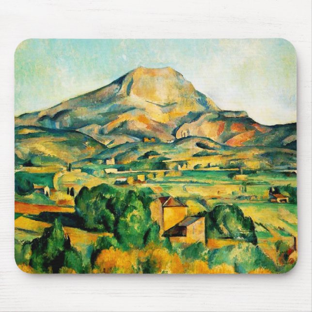 Cezanne Mont Sainte-Victoire Mouse Pad (Front)