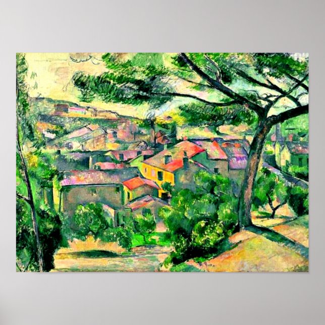 Cezanne - Morning View of L'Estaque Poster (Front)