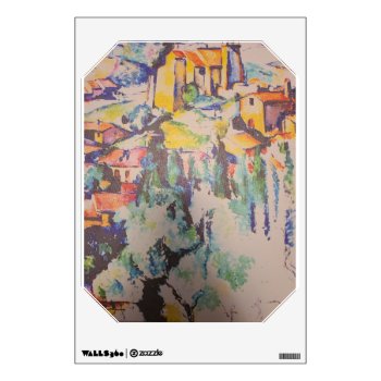 Cezanne Painting Modified By Mark Pettinelli Wall Decal by niceartpaintings at Zazzle