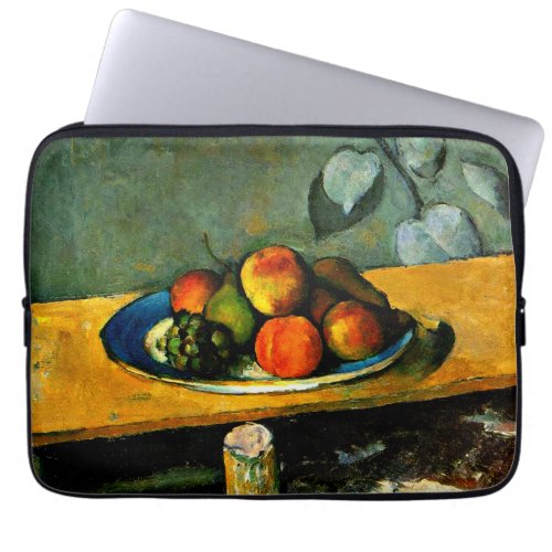 Cezanne _ Peaches Pears and Grapes Laptop Sleeve