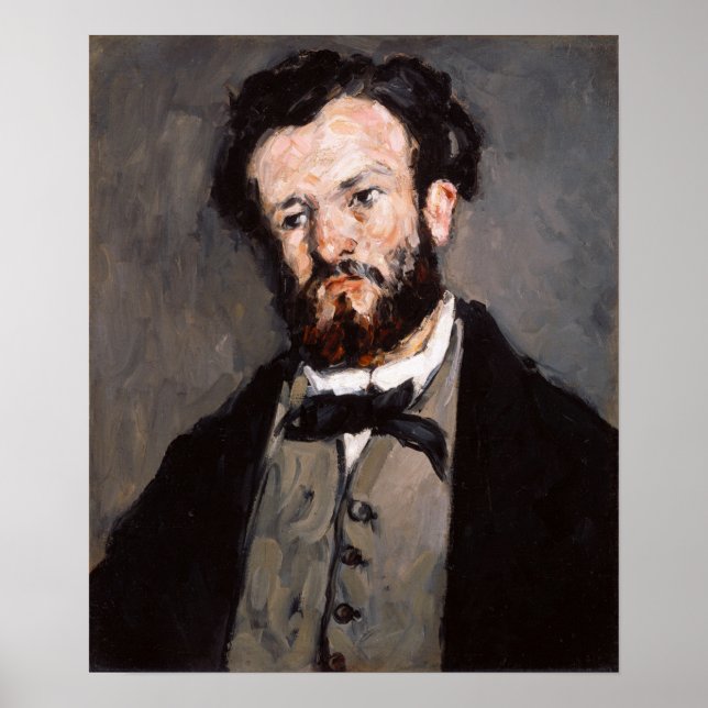 Cézanne - Portrait Of Anthony Valabregue Poster (Front)