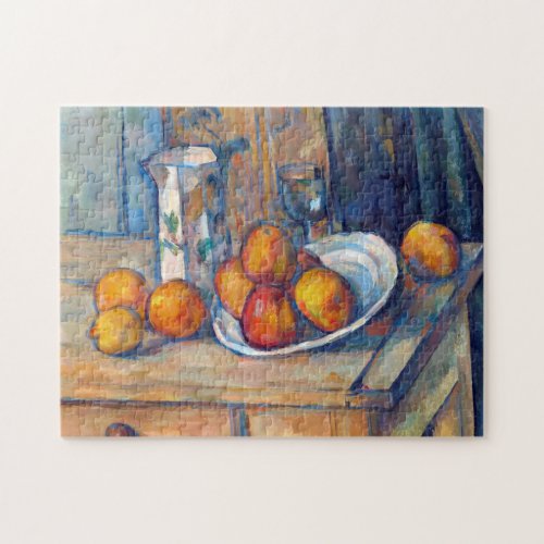 Cezanne Post Impressionism Paul Cezanne Still Life Jigsaw Puzzle