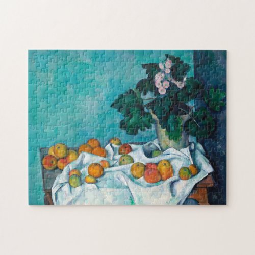 Cezanne Post Impressionism Still Life Flowers Jigsaw Puzzle