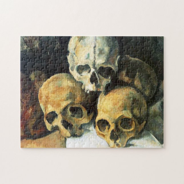 Cezanne Pyramid of Skulls Puzzle (Horizontal)