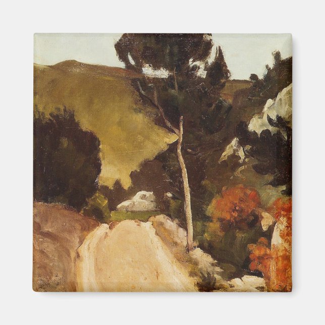 Cezanne - Road in Provence, Magnet (Front)