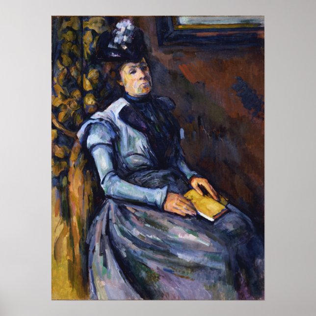 Cézanne - Seated Woman In Blue Poster (Front)