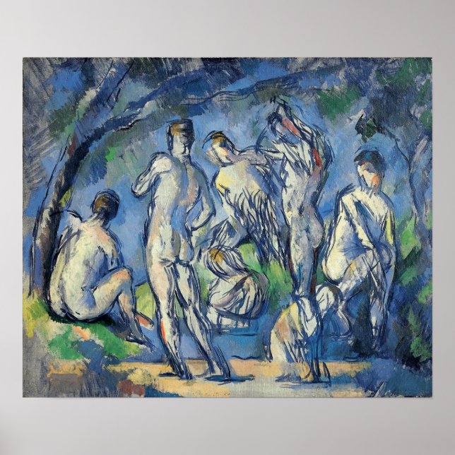 Cézanne - Seven Bathers Poster (Front)