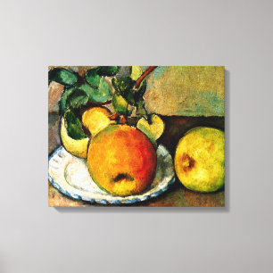 Cezanne - Still Life with Apples and Pears Canvas Print