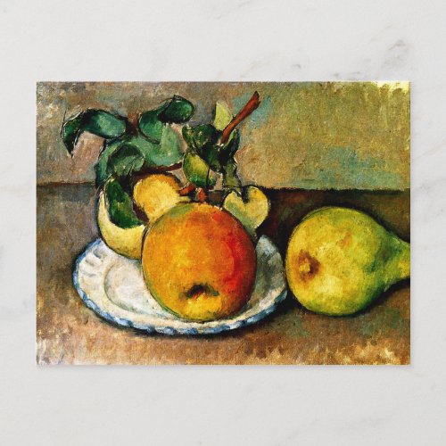 Cezanne _ Still Life with Apples and Pears Postcard