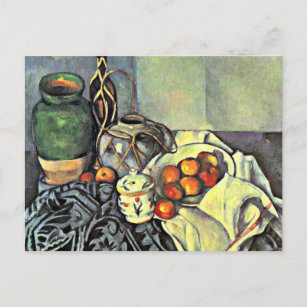 Cezanne - Still Life with Apples Postcard