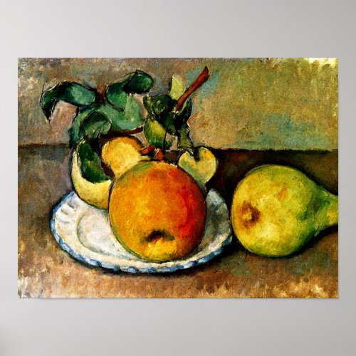 Cezanne _ Still Life with Apples Poster