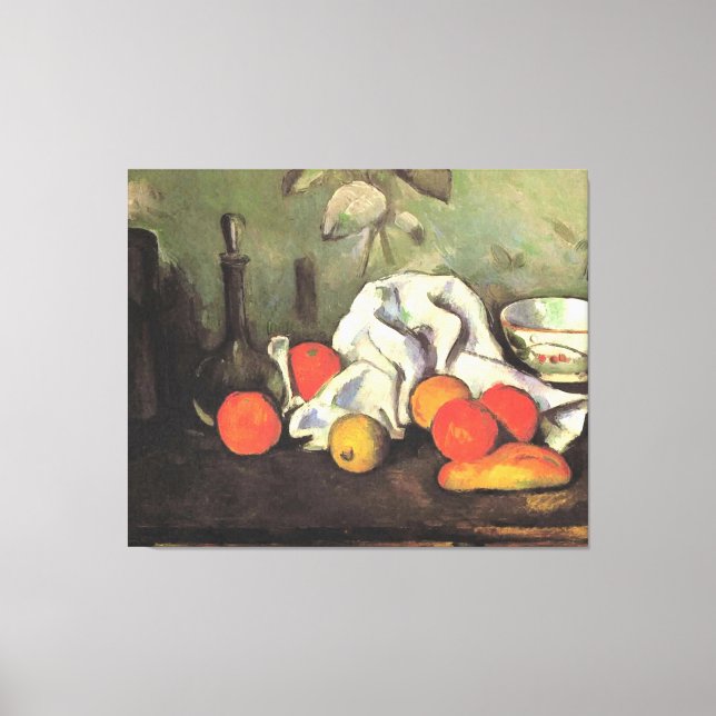 Cezanne - Still Life with Fruits Canvas Print (Front)
