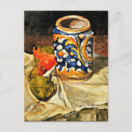 Cezanne _ Still Life with Italian Earthenware Postcard