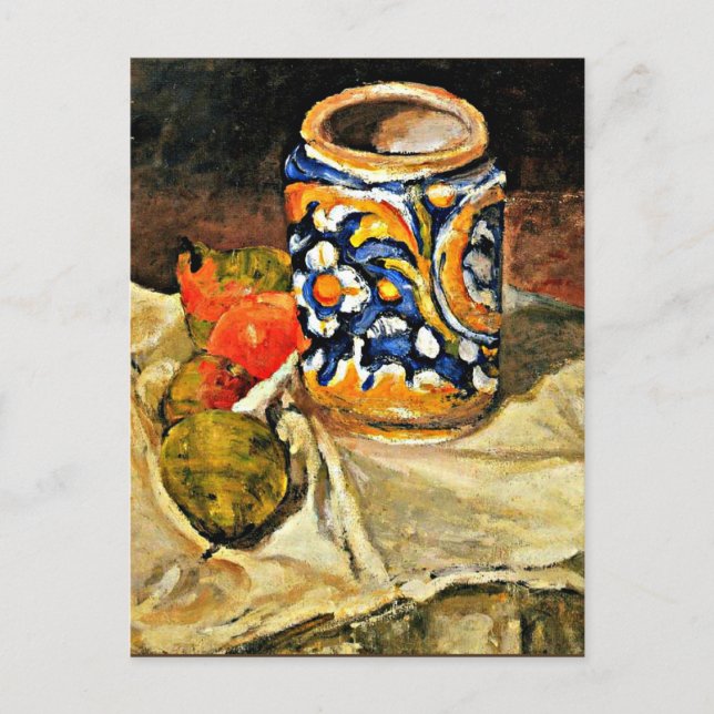 Cezanne - Still Life with Italian Earthenware Postcard (Front)