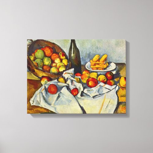 Cezanne The Basket of Apples Canvas Print