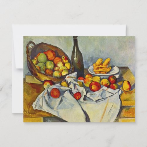 Cezanne The Basket of Apples Invitations