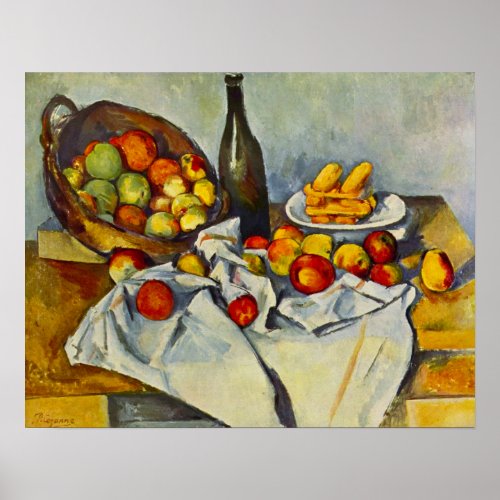 Cezanne The Basket of Apples Poster
