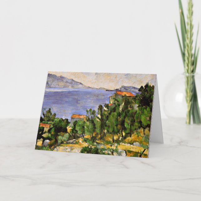 Cezanne - The Bay of l'Estaque from the East Card (Front)