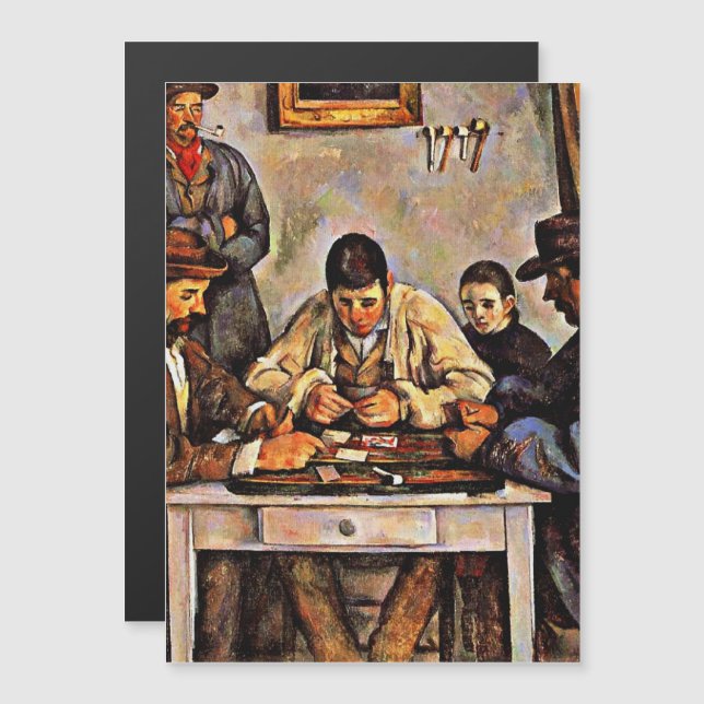Cezanne - The Card Players, (Front/Back)