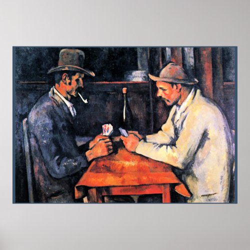 Cezanne _ The Card Players 2 Poster