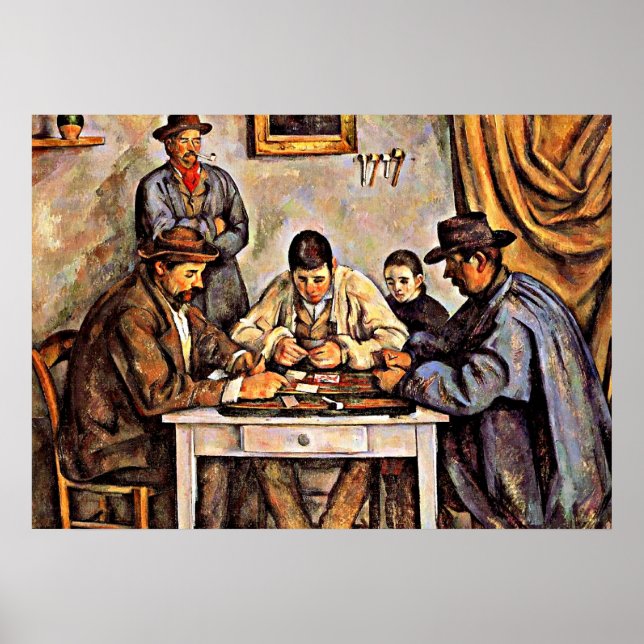 Cezanne - The Card Players (3), Poster (Front)