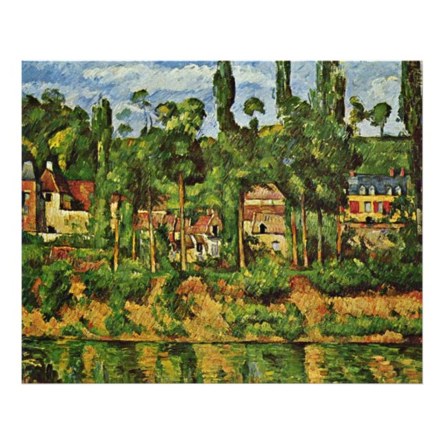 Cezanne - The Chateau de Medan Photo Print (Front)