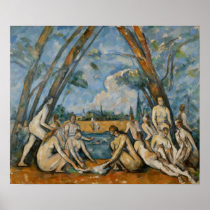 Cézanne - The Large Bathers Poster