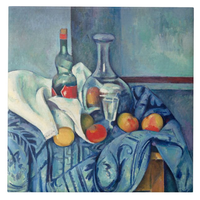 Cezanne - The Peppermint Bottle Ceramic Tile (Front)