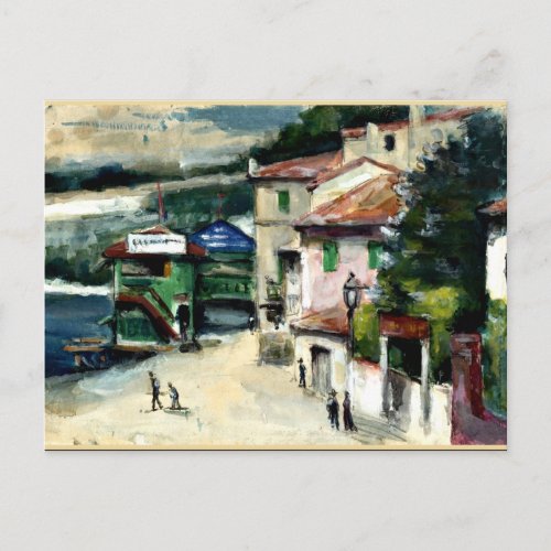 Cezanne _ The Restaurant Mistral in lEstaque Postcard