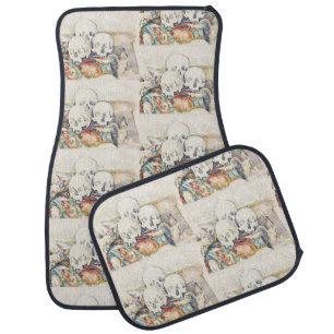 Cezanne The Three Skulls Vintage Art Poster Print Car Floor Mat