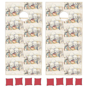 Cezanne The Three Skulls Vintage Art Poster Print Cornhole Set