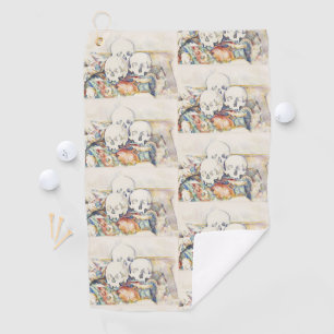 Cezanne The Three Skulls Vintage Art Poster Print Golf Towel