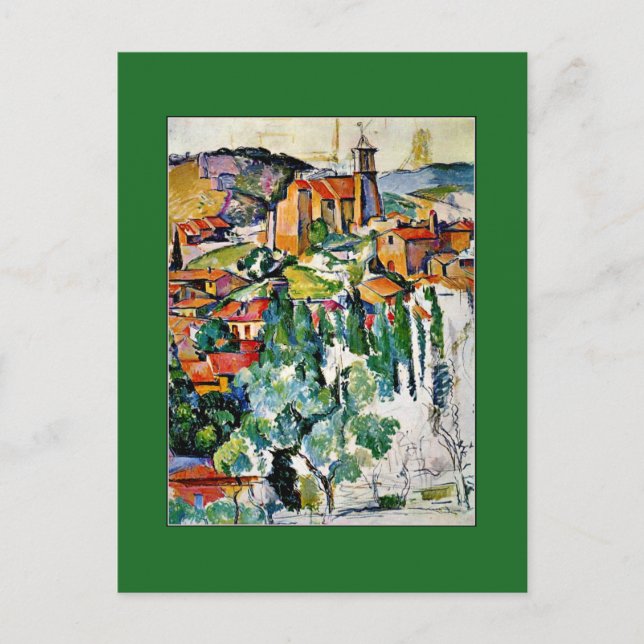 Cezanne - The Village of Gardanne Postcard (Front)